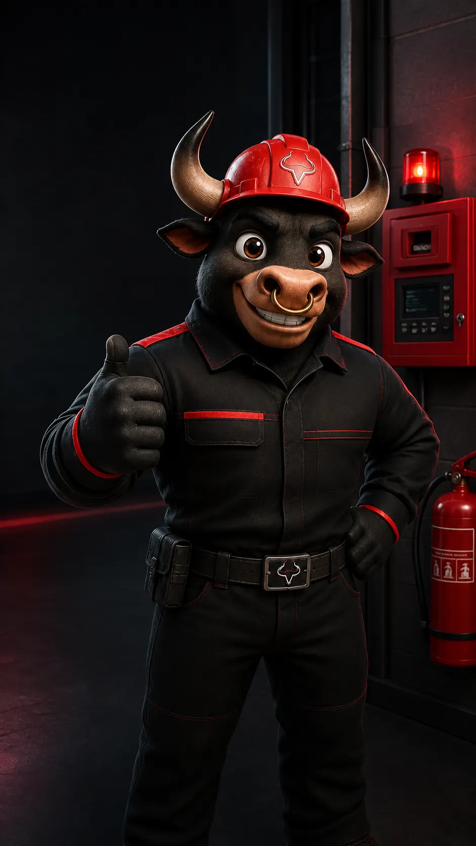 Taurinho, mascote da Taurus Manutenções